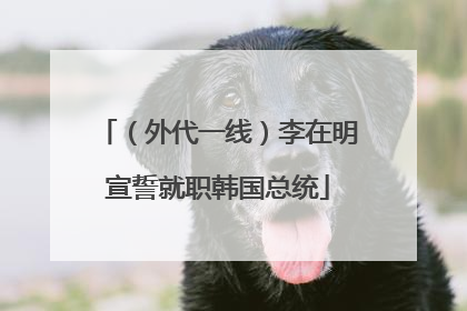 （外代一线）李在明宣誓就职韩国总统
